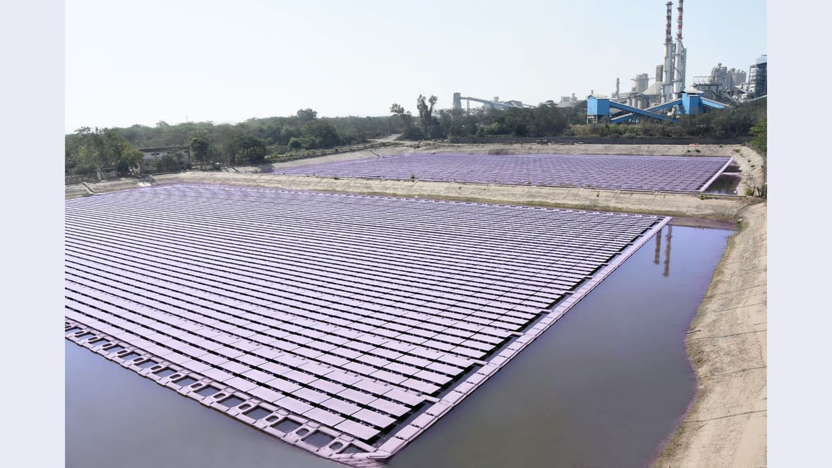UltraTech Embraces Floating Solar Panels for Re-Boost